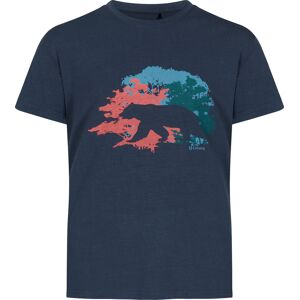 Urberg Juniors' Bamboo Print Tee Midnight Navy 98/104, Midnight Navy