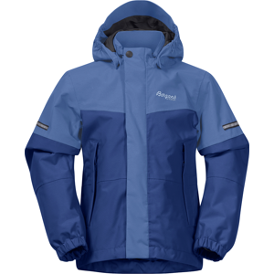 Bergans Kids' Lilletind Jacket Dark Riviera Blue/Riviera Blue 122, Dark Riviera Blue/Riviera Blue