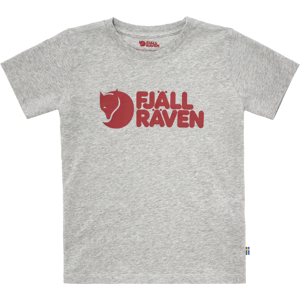 Fjällräven Kids'  Logo T-Shirt Grey-Melange 104, Grey-Melange