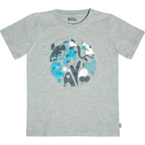 Fjällräven Kids' Forest Findings T-Shirt Grey-Melange 110, Grey-Melange
