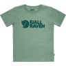 Fjällräven Kids'  Logo T-Shirt Patina Green 146, Patina Green