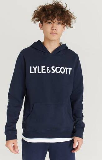 Scott Lyle & Scott Hettegenser Text Bb Oth Hoodie Blå  Male Blå