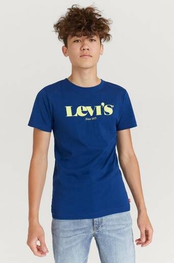 Levi'S T-Skjorten Lvb Ss Graphic Tee Blå  Male Blå