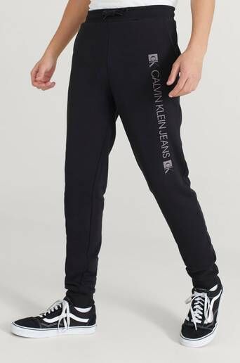 Calvin Klein Kosebukse Monogram Block Logo Sweatpants Svart  Male Svart