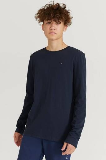 Tommy Hilfiger Langermet T-Shirt Boys Basic Cn Knit L/s Blå  Male Blå