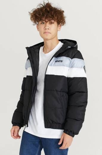 Levi'S Boblejakke Lvn Colorblock Jacket Svart  Male Svart