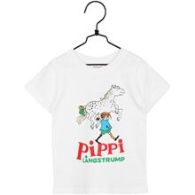 Pippi Långstrump Pippi Langstrømpe T-Shirt Hvit 86 cl