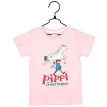 Pippi Långstrump Pippi Langstrømpe T-Shirt Rosa 110