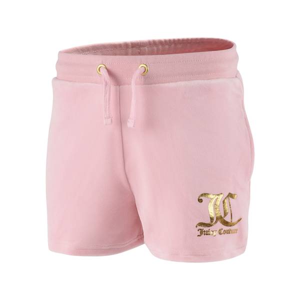 Juicy Couture Teen Velour Shorts, Light Pink