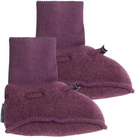 Hust&Claire ull Hust & Claire Felice Ullfleece Tøfler, Plum Wine