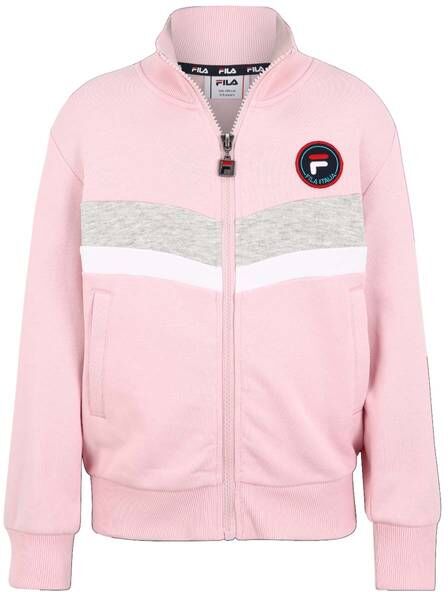 Fila Adeline Zip Genser Til Jente, Rosa/hvit