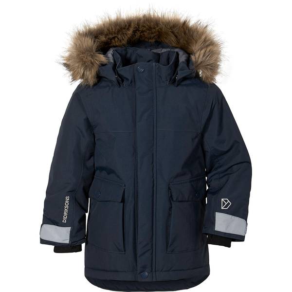 Didriksons Kure Kids Parka 4 Vinterjakke, Navy