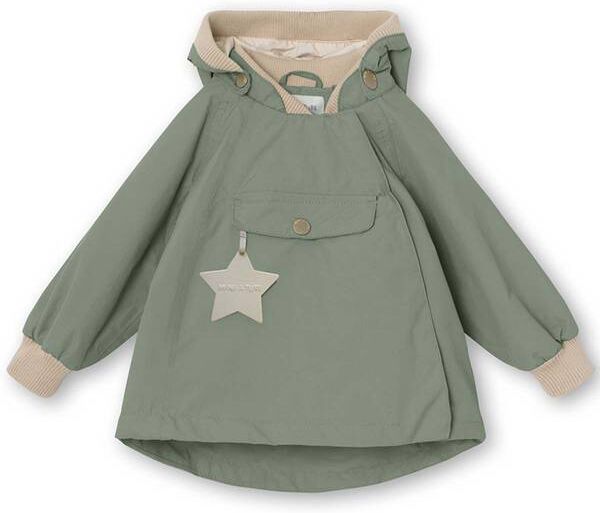 Mini A Ture Wai Vårjakke M/fleece, Granite Green