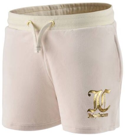 Juicy Couture Teen Velour Shorts, Vanilla Ice