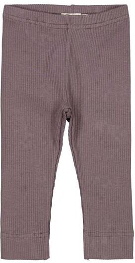 Marmar Leggings Ribb Til Barn Og Baby, Plum