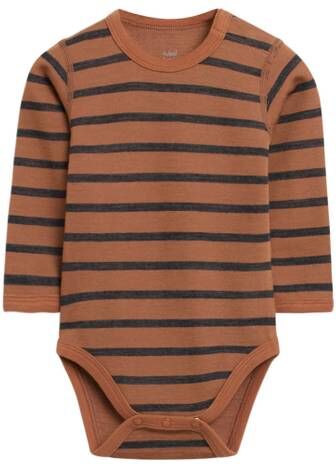 Hust&Claire ull Hust & Claire Ull/bambus Body Med Striper, Cognac