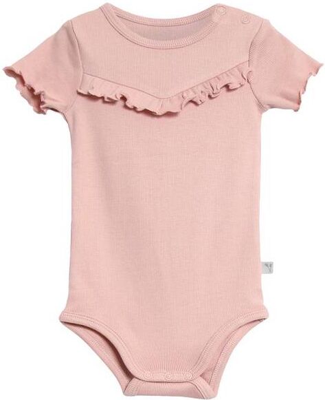 Wheat Kortermet Rib Body, Misty Rose