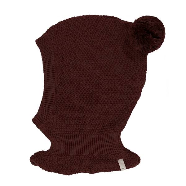 Wheat yttertøy Wheat Balaclava Vinterlue Til Baby Og Barn, Maroon