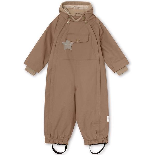 Mini A Ture Wisto Parkdress M/fleece, Pine Bark