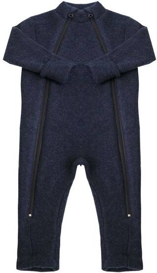 Joha Ullfleece Heldress Til Baby Med Glidelås, Navy