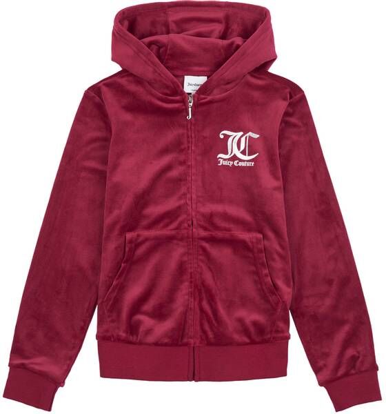 Juicy Couture Teen Velour Hettejakke, Beef Red