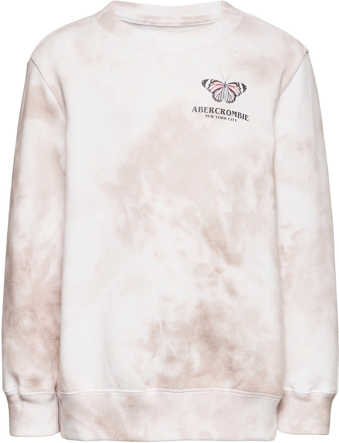 Abercrombie & Fitch Kids Girls Sweatshirts Sweat-shirt Genser Hvit Abercrombie & Fitch