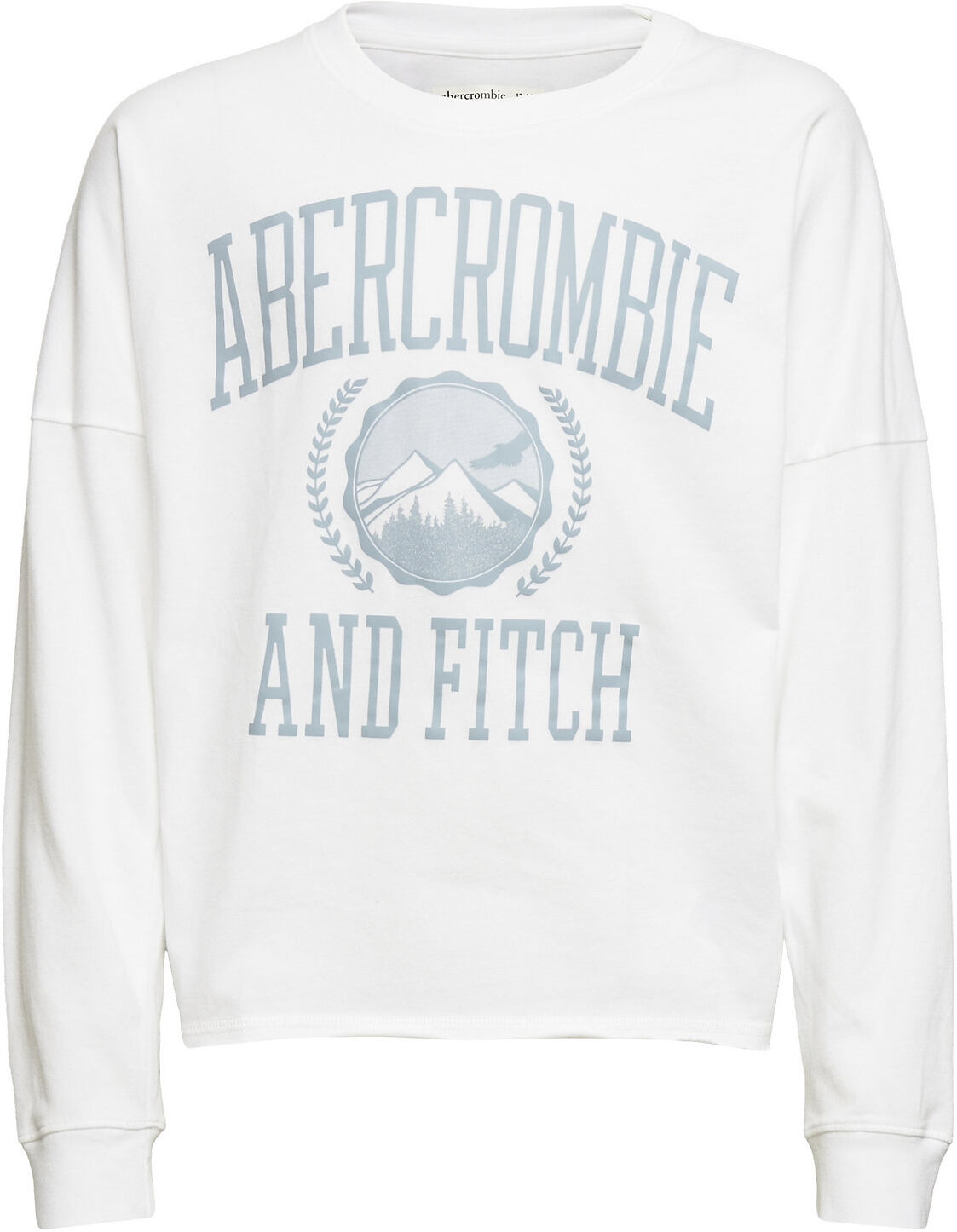 Abercrombie & Fitch Kids Girls Graphics Sweat-shirt Genser Hvit Abercrombie & Fitch