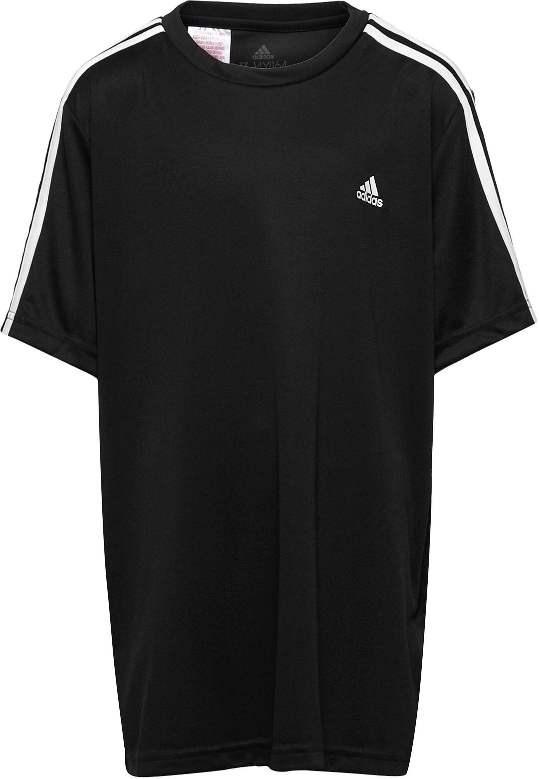 adidas Performance Designed 2 Move 3-Stripes Tee T-shirts Short-sleeved Svart Adidas Performance