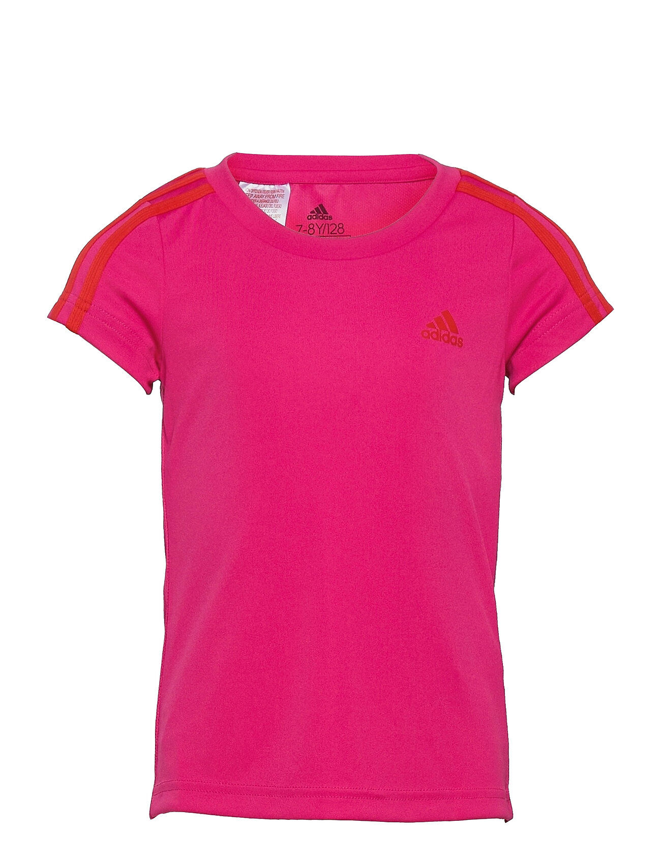adidas Performance Designed To Move 3-Stripes Tee W T-shirts Short-sleeved Rosa Adidas Performance