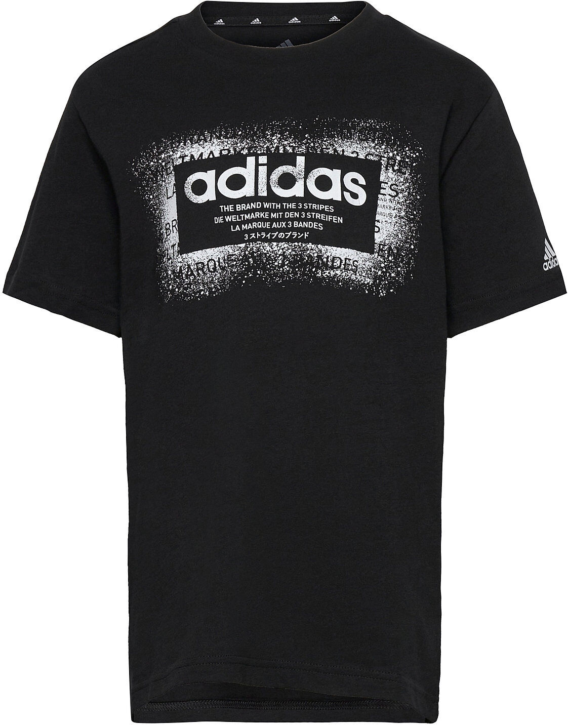 adidas Performance Graphic Tee T-shirts Short-sleeved Svart Adidas Performance