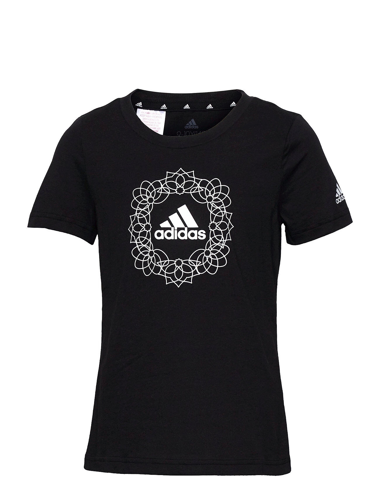 adidas Performance Graphic Tee W T-shirts Short-sleeved Svart Adidas Performance
