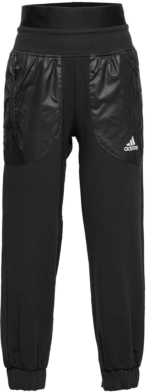 adidas Performance Relaxed Cotton Pants W Joggebukser Pysjbukser Svart Adidas Performance