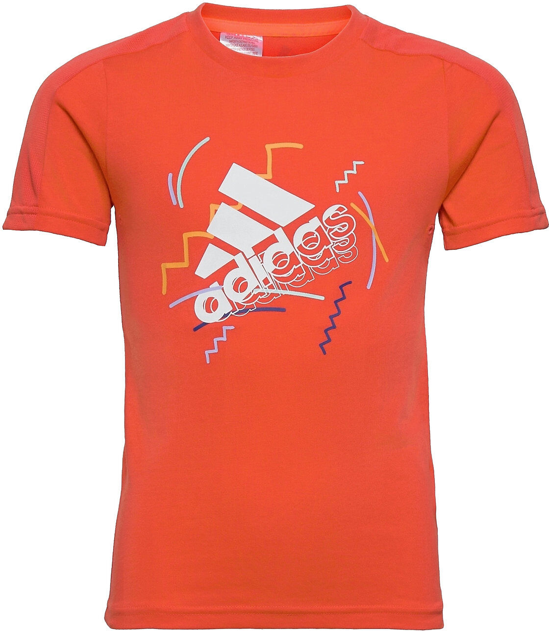 adidas Performance Cotton Tee T-shirts Short-sleeved Oransje Adidas Performance