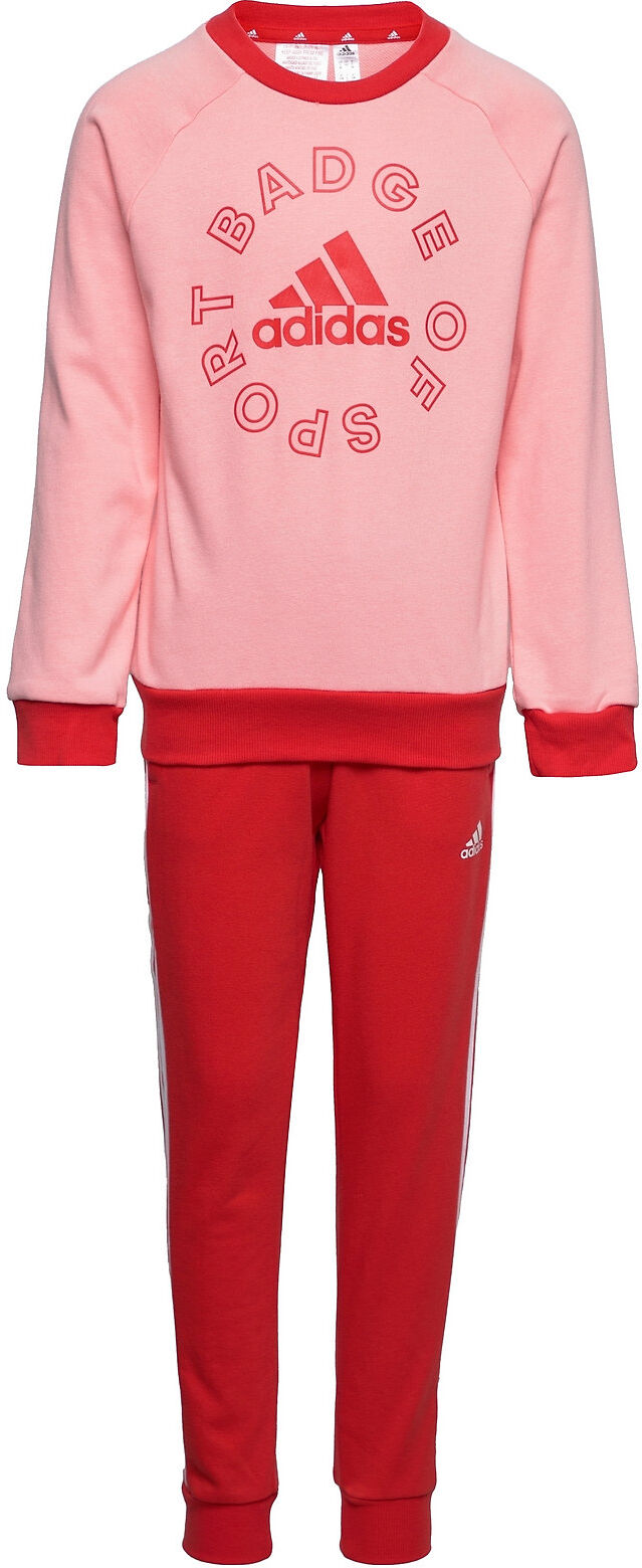 adidas Performance Adidas Logo Essentials Jogger Set Joggedress Rosa Adidas Performance