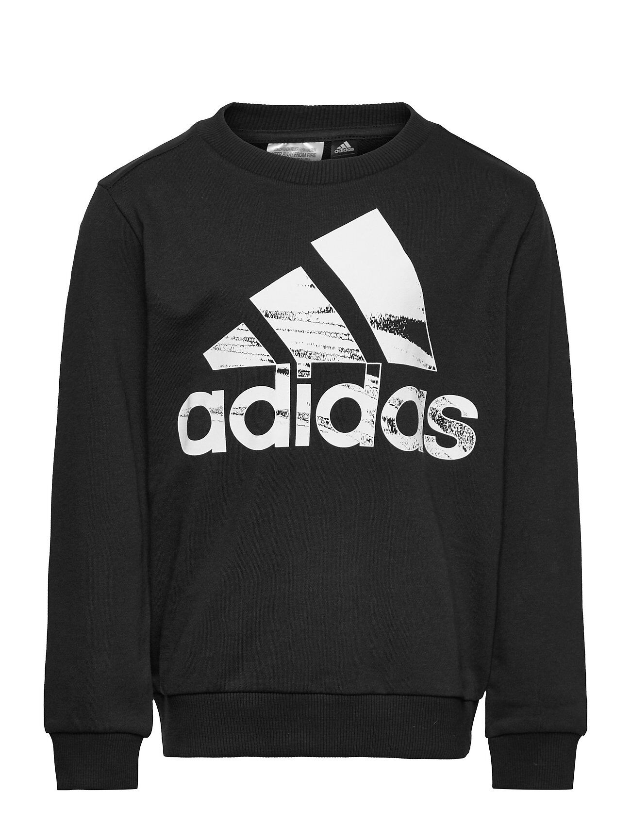 adidas Performance Adidas Unisex Logo Sweatshirt Sweat-shirt Genser Svart Adidas Performance