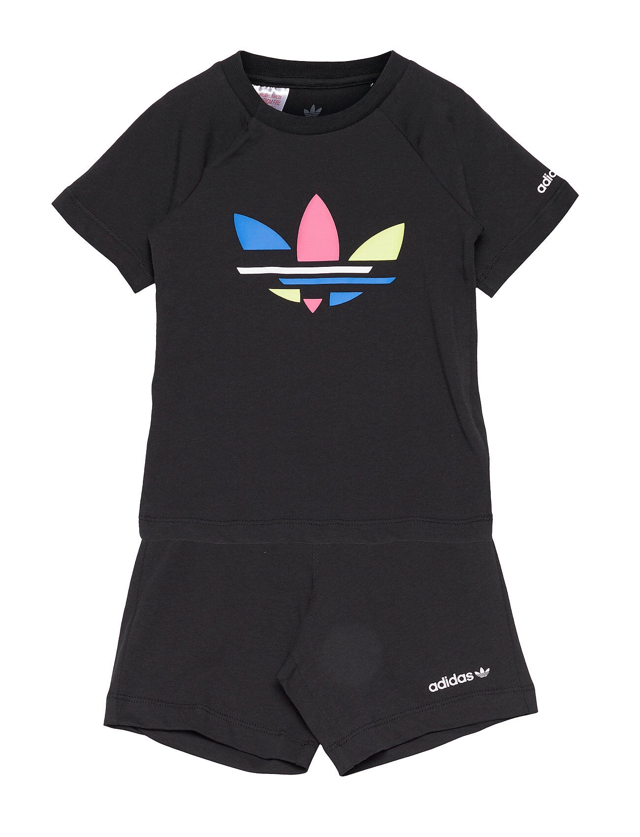 adidas Originals Adicolor Shorts And Tee Set 2-piece Sets Svart Adidas Originals