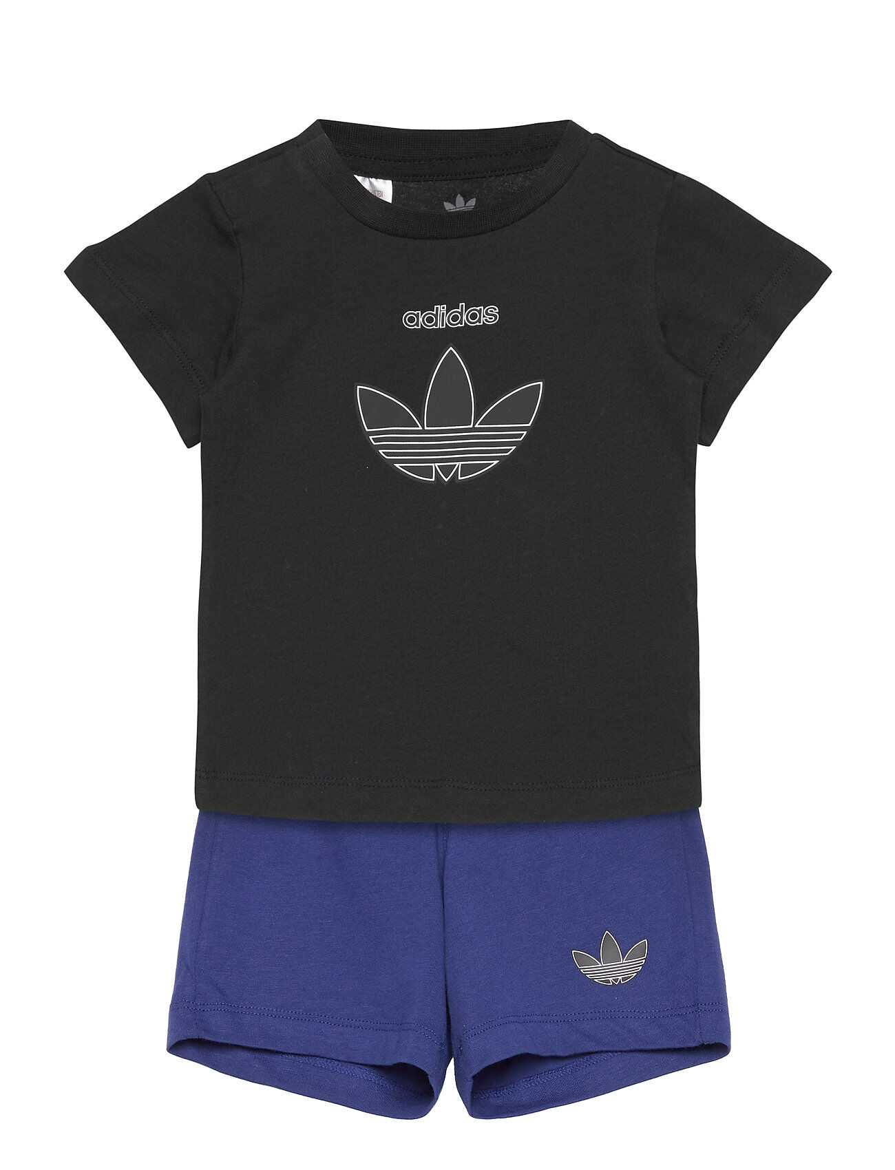 adidas Originals Sprt Shorts And Tee Set 2-piece Sets Svart Adidas Originals