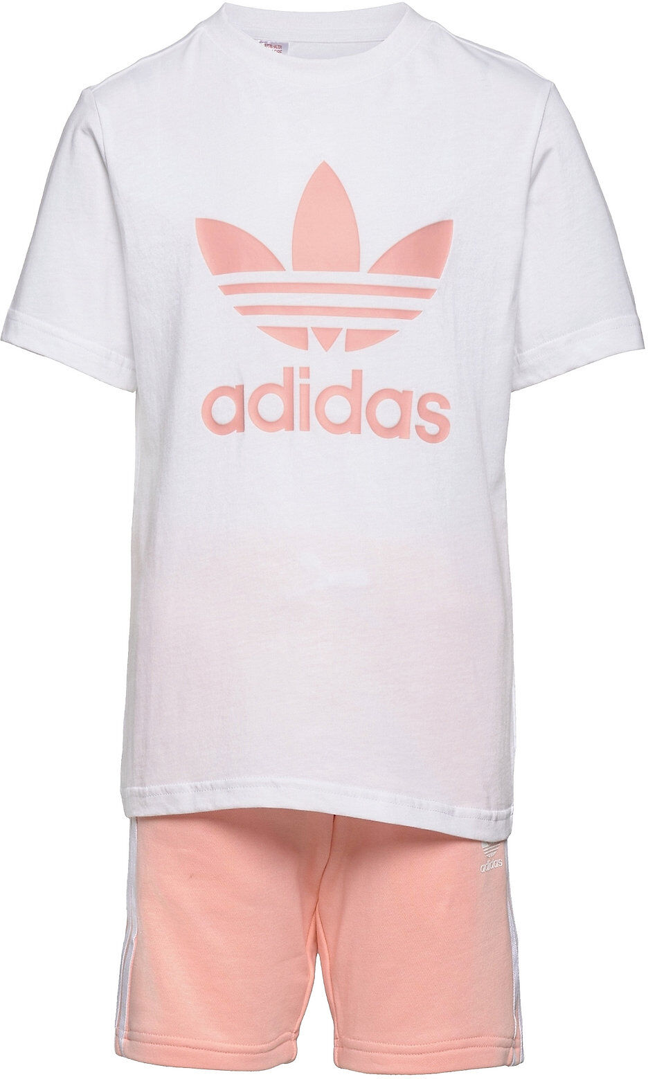 adidas Originals Adicolor Shorts And Tee Set 2-piece Sets Hvit Adidas Originals