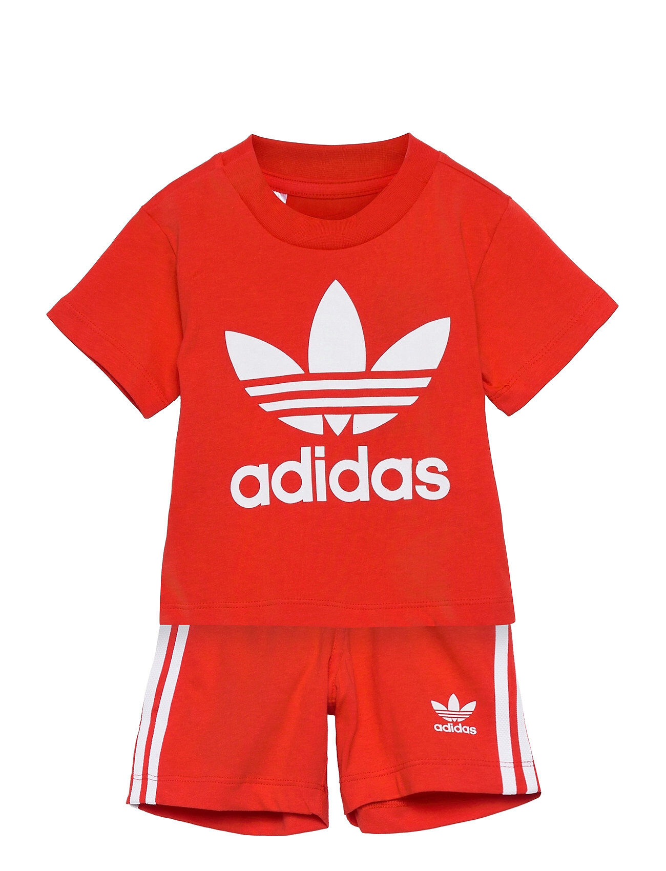 adidas Originals Trefoil Shorts Tee Set 2-piece Sets Rød Adidas Originals