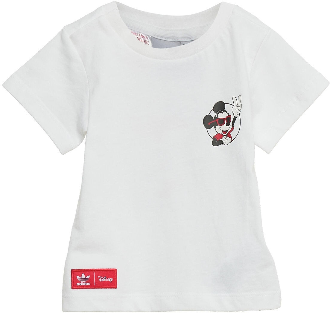 adidas Originals Disney Mickey And Friends Tee T-shirts Short-sleeved Hvit Adidas Originals