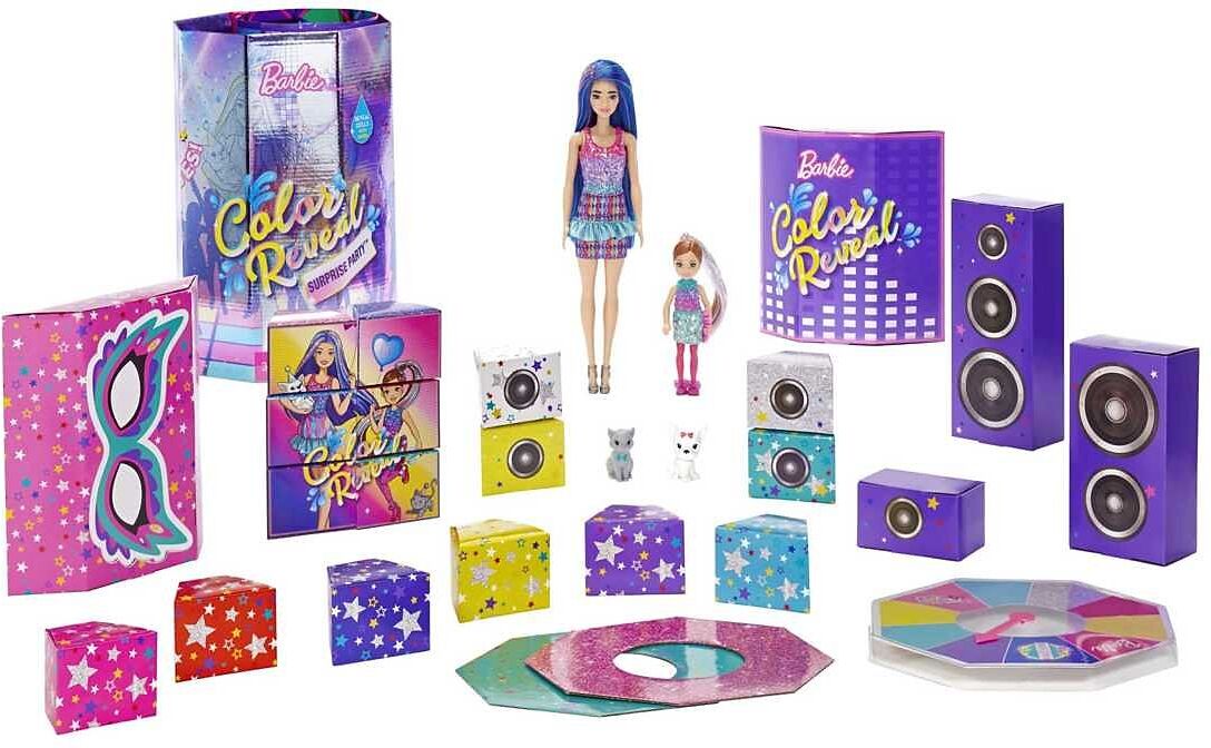 Barbie Party Giftset Toys Dolls & Accessories Dolls Multi/mønstret Barbie