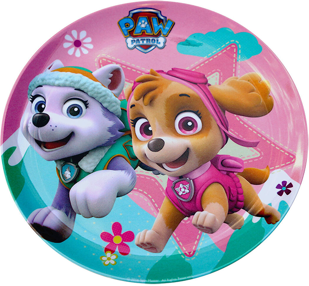 Barbo Toys Paw Patrol Plate - Girl Home Meal Time Plates & Bowls Plates Multi/mønstret Barbo Toys