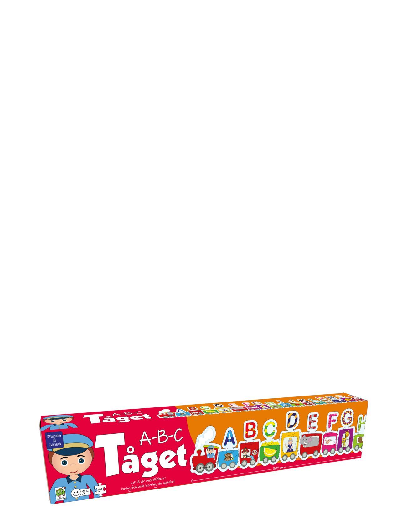 Barbo Toys Abc Tåget Toys Puzzles And Games Puzzles Multi/mønstret Barbo Toys