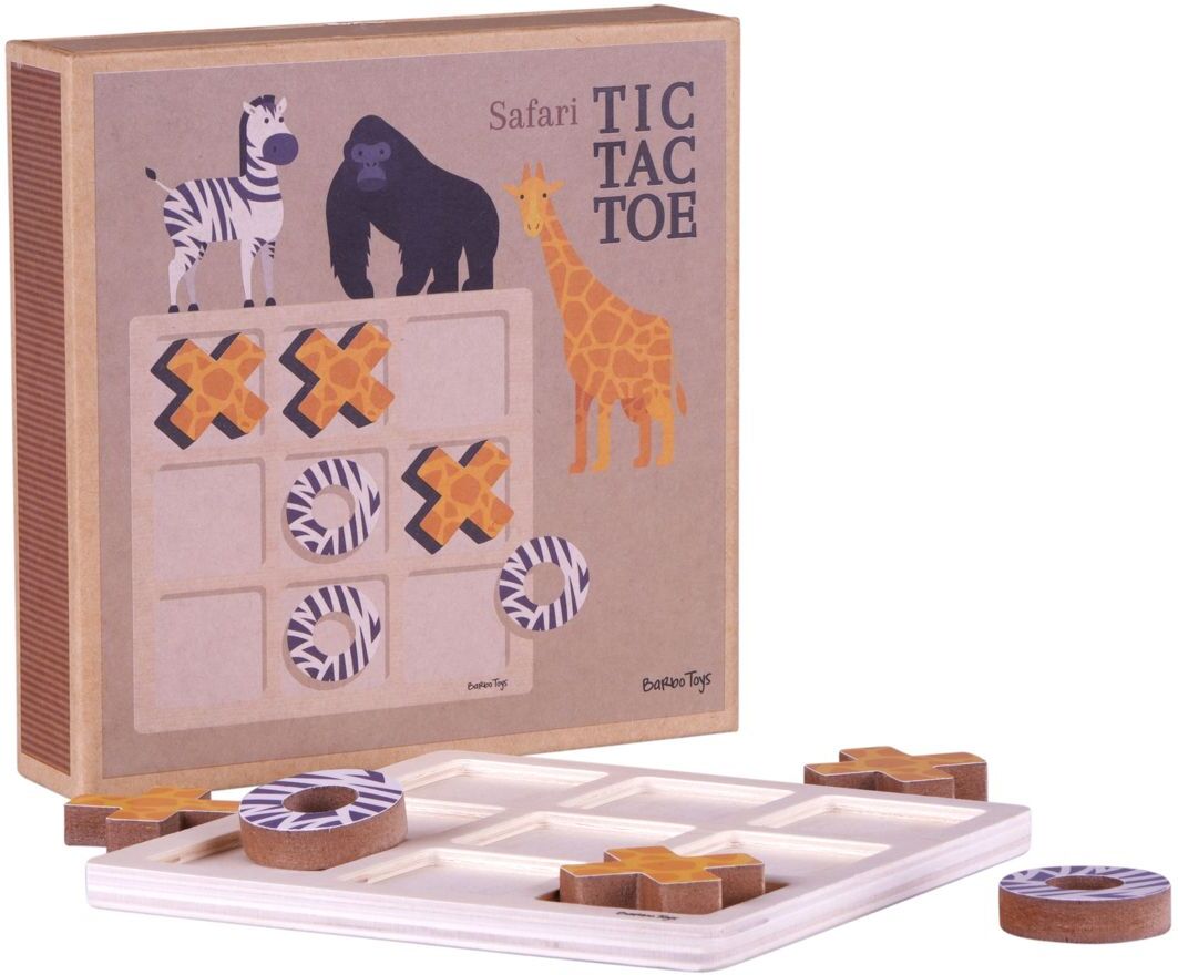 Barbo Toys Safari Tic Tac Toe Toys Games Multi/mønstret Barbo Toys