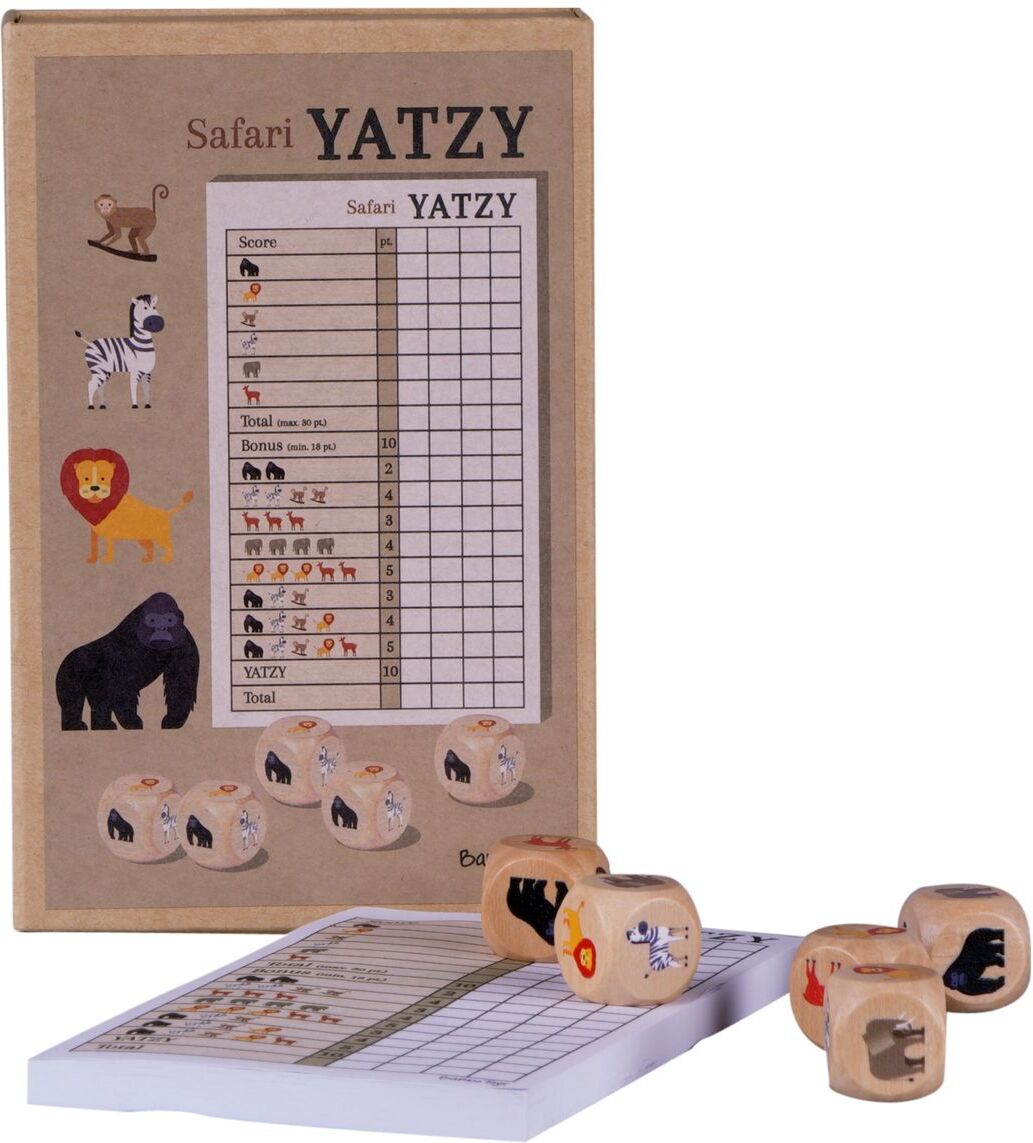 Barbo Toys Safari Yatzy Toys Puzzles And Games Games Multi/mønstret Barbo Toys