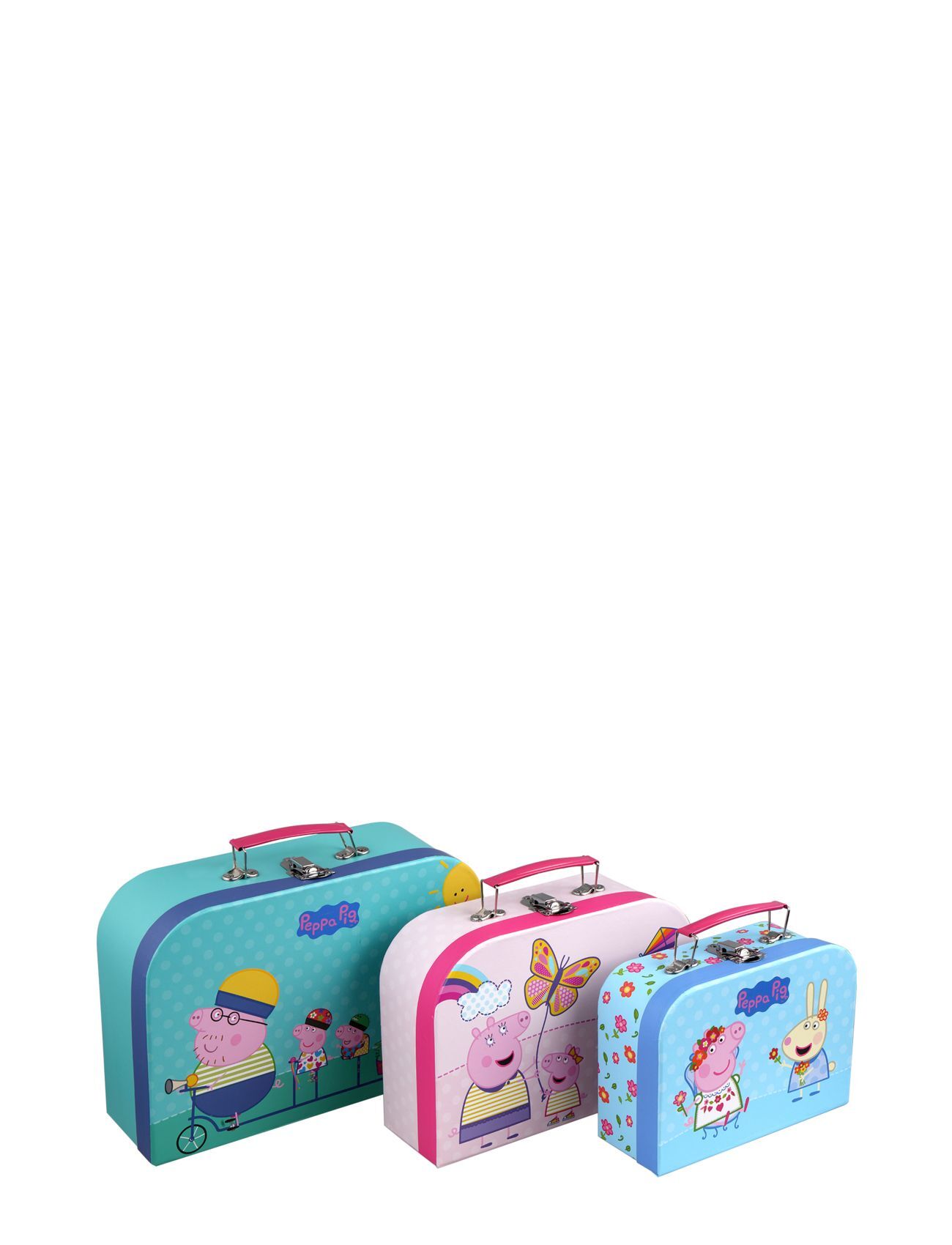Peppa Pig Suitcase Home Kids Decor Storage Multi/mønstret Peppa Pig