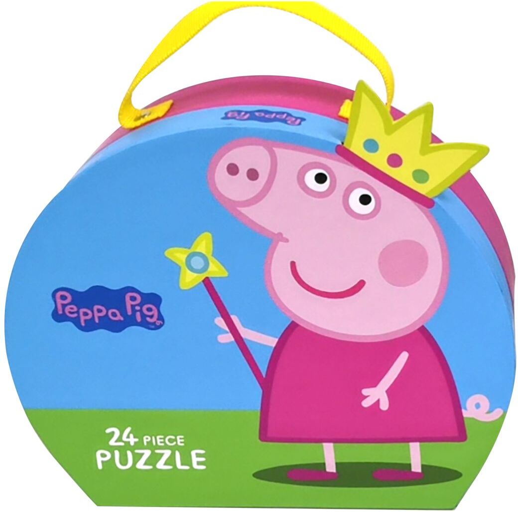 Peppa Pig - Princess Puzzle Suitcase Toys Puzzles And Games Puzzles Multi/mønstret Peppa Pig