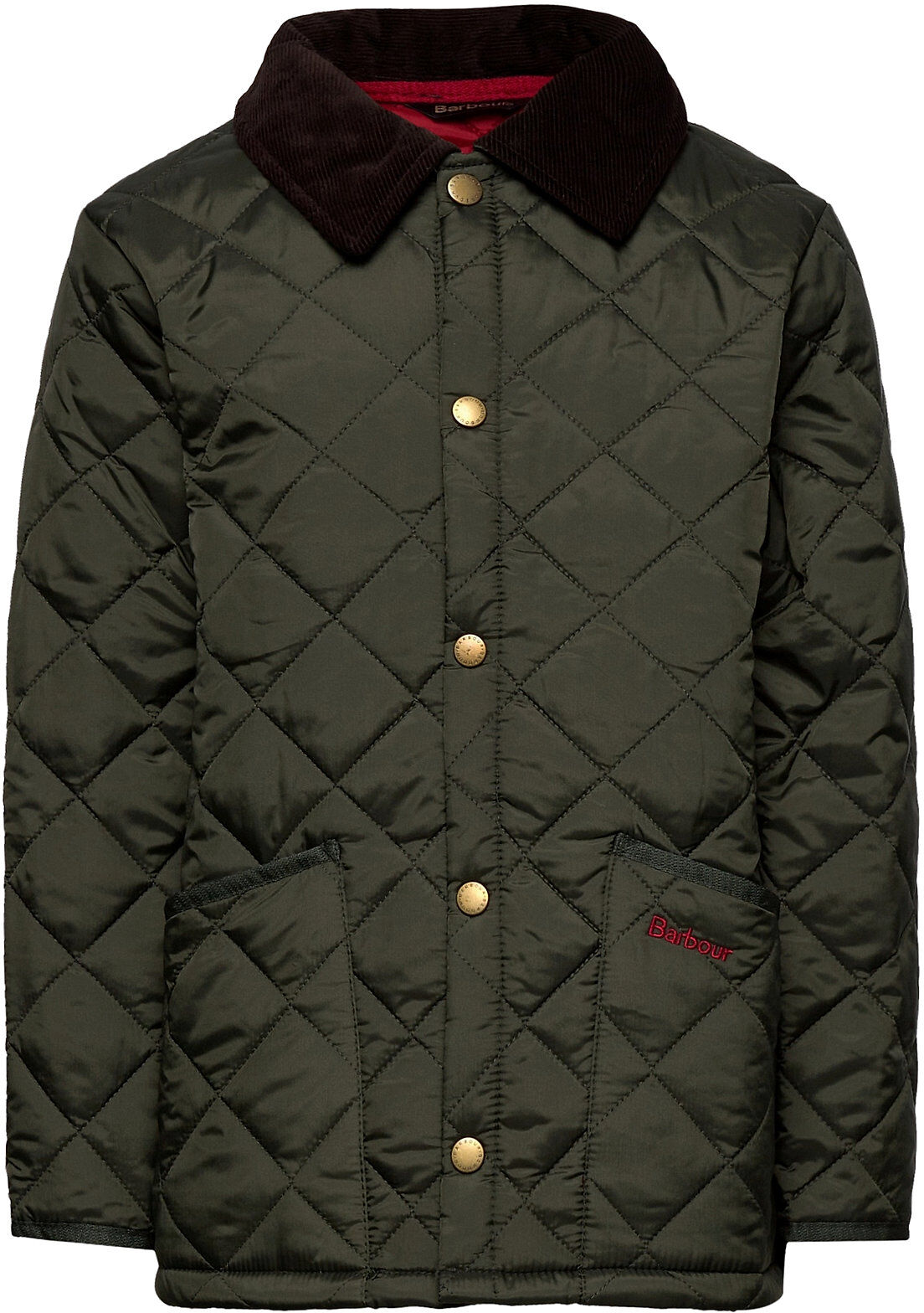 Barbour Boys Liddesdale Quilt Fôret Jakke Grønn Barbour