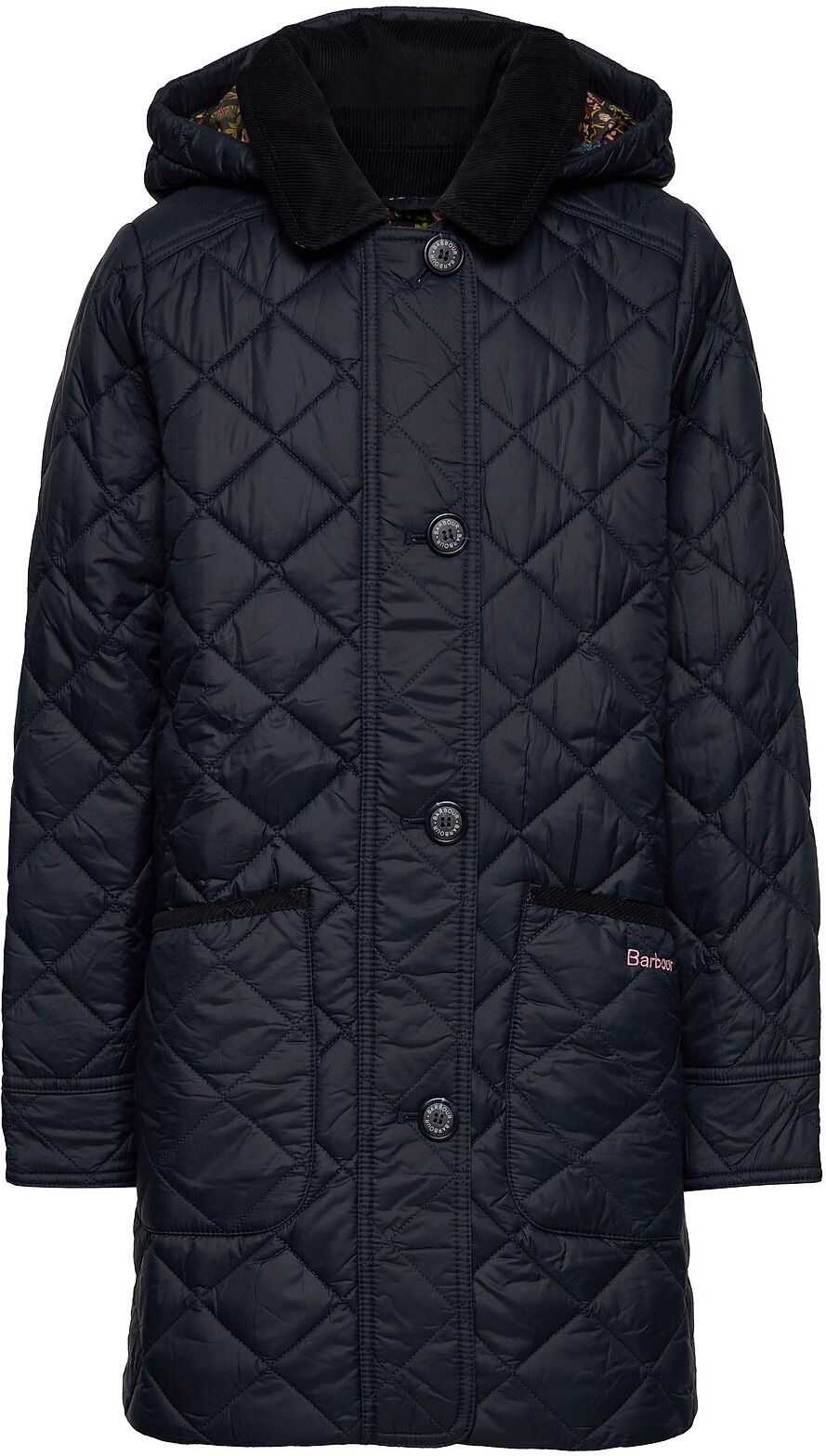 Barbour Girls Lovell Quilt Fôret Jakke Blå Barbour