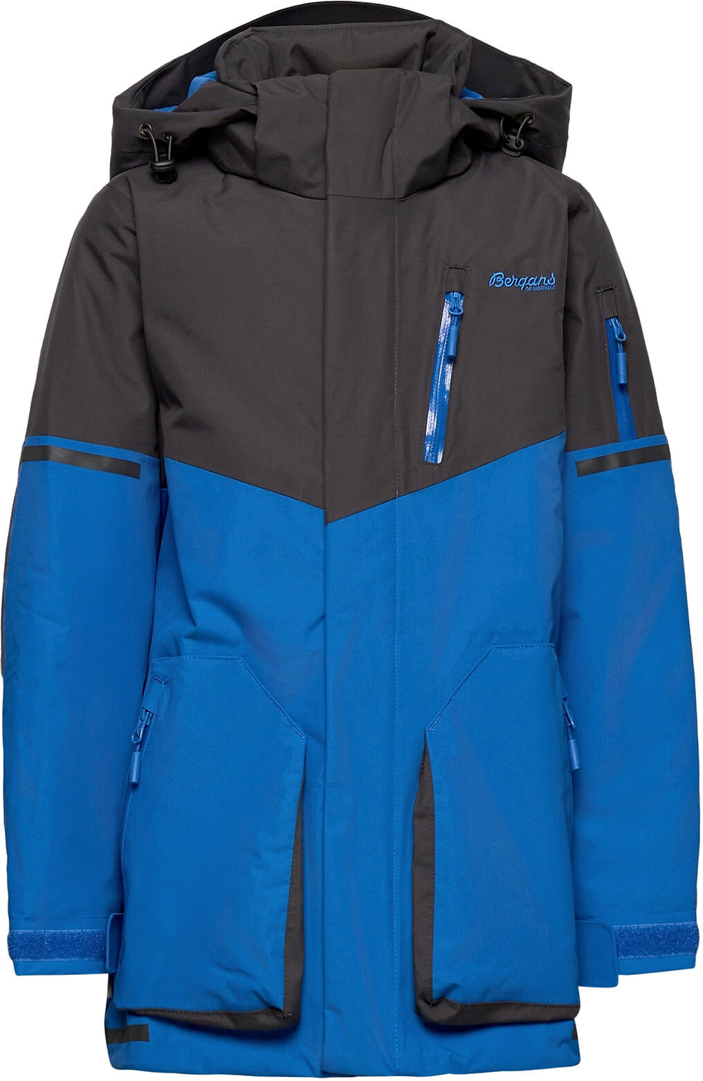 Bergans Knyken Ins Youth Jkt Outerwear Snow/ski Clothing Snow/ski Jacket Blå Bergans